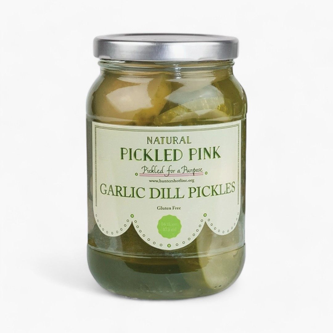 Garlic Dill Pickles | Pickled Pink