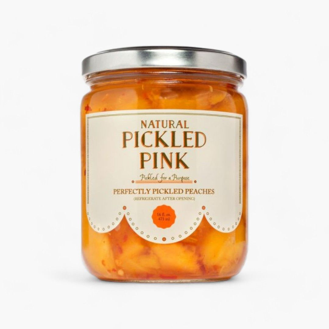Perfectly Pickled Peaches | Pickled Pink