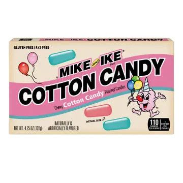 Mike &amp; Ike Cotton Candy, 4.25oz Theater Box