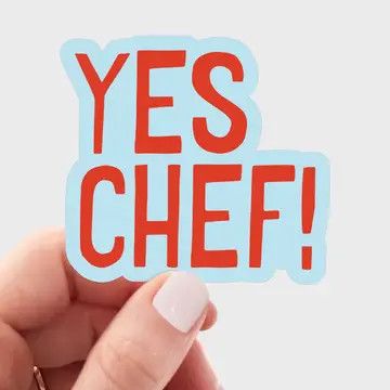 YES CHEF! Sticker - the bear, let it rip, carmen berzatto | Yarnival