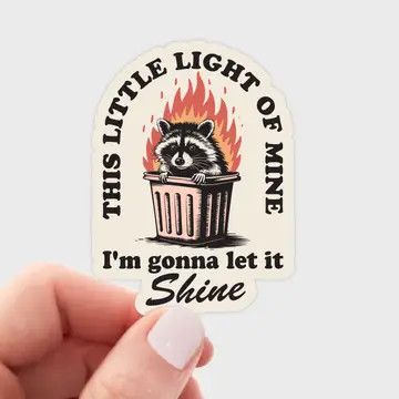 This Little Light of Mine I&#39;m Gonna Let It Shine Sticker | Yarnival