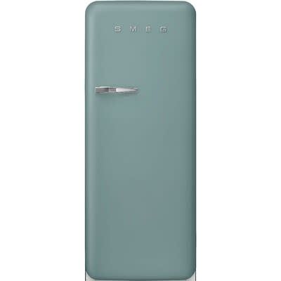 SMEG Retro Refrigerator | Matte Jade | Right Hinge | FAB28 | Drop Ship Only