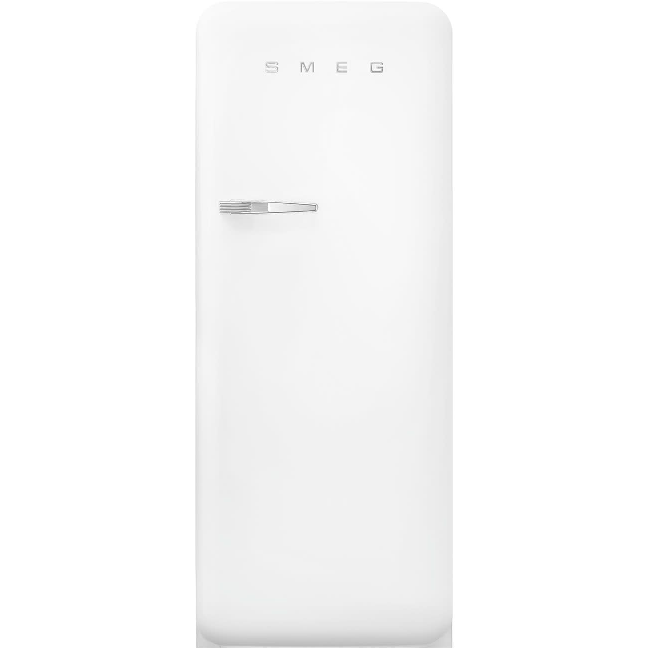 SMEG Retro Refrigerator | Matte White | Right Hinge | FAB28 | Drop Ship Only