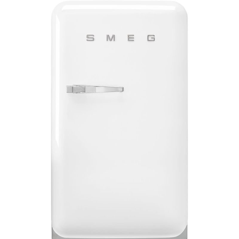 Retro Mini Fridge w /Int FZ | White | Right Hinge | FAB10 | Smeg