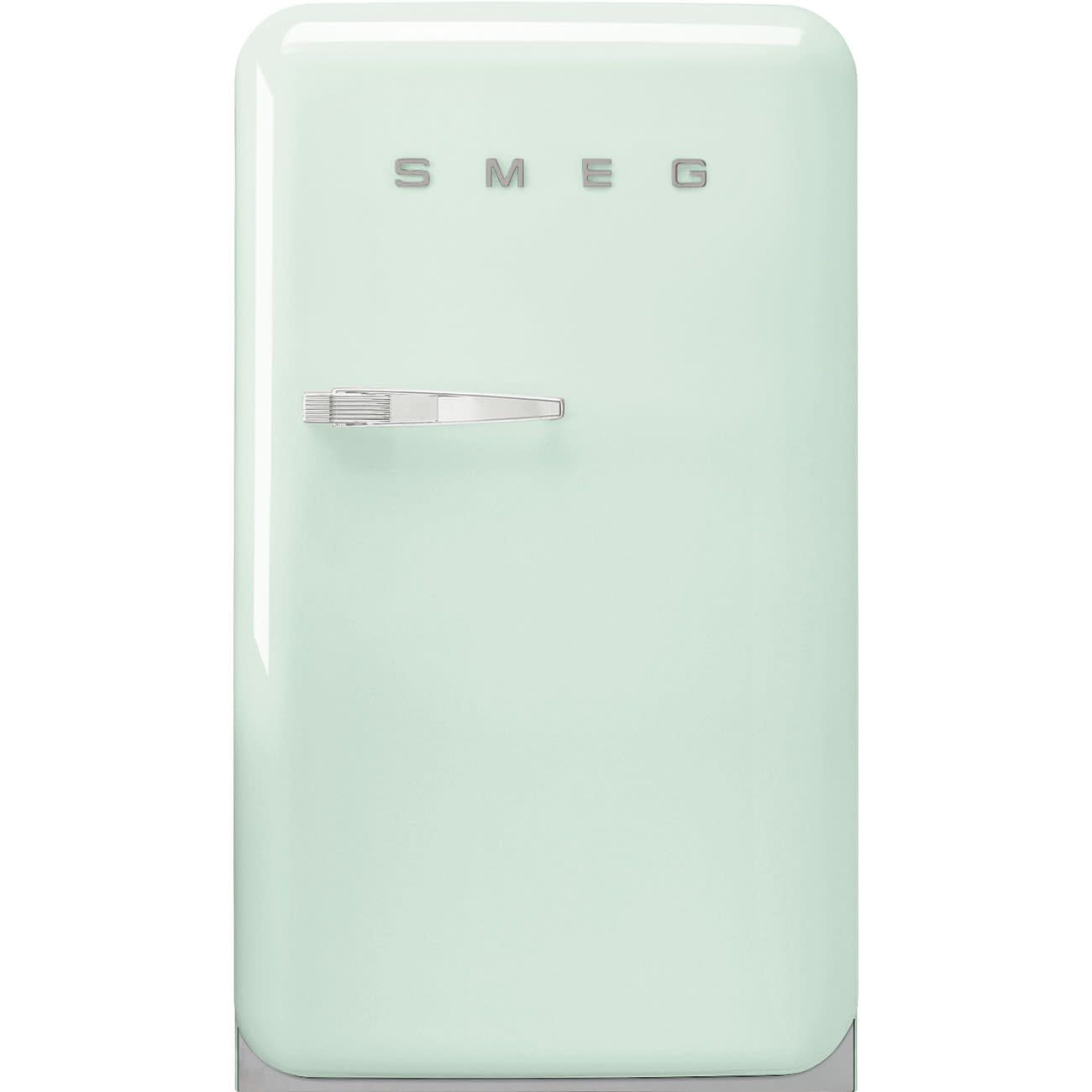SMEG Retro Mini Fridge w /Int FZ | Pastel Green | Right Hinge | FAB10 | Drop Ship Only