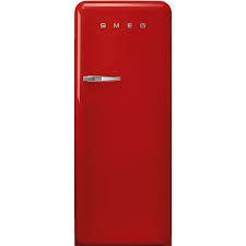 SMEG Retro Refrigerator | Red | Right Hinge | FAB28 | Drop Ship Only