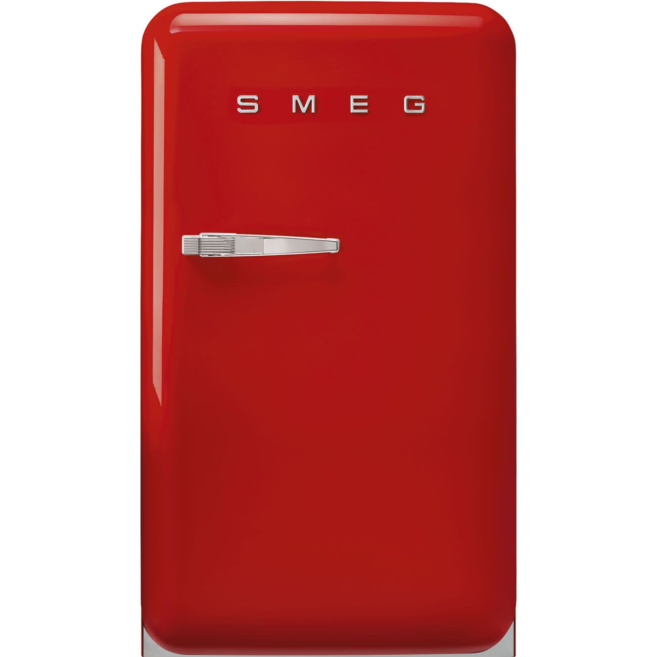 SMEG Retro Mini Fridge w /Int FZ | Red | Right Hinge | FAB10 | Drop Ship Only