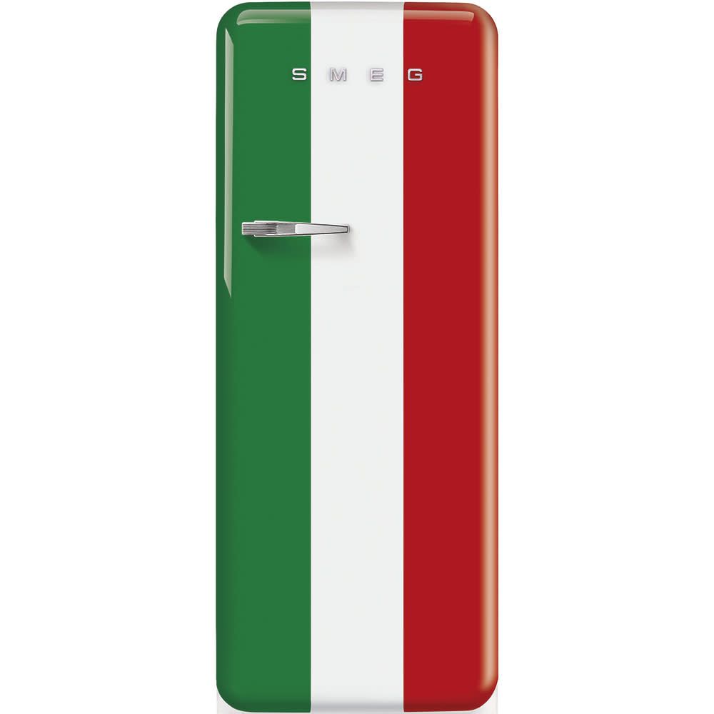 SMEG Retro Refrigerator | Italian Flag | Right Hinge | FAB28 | Drop Ship Only