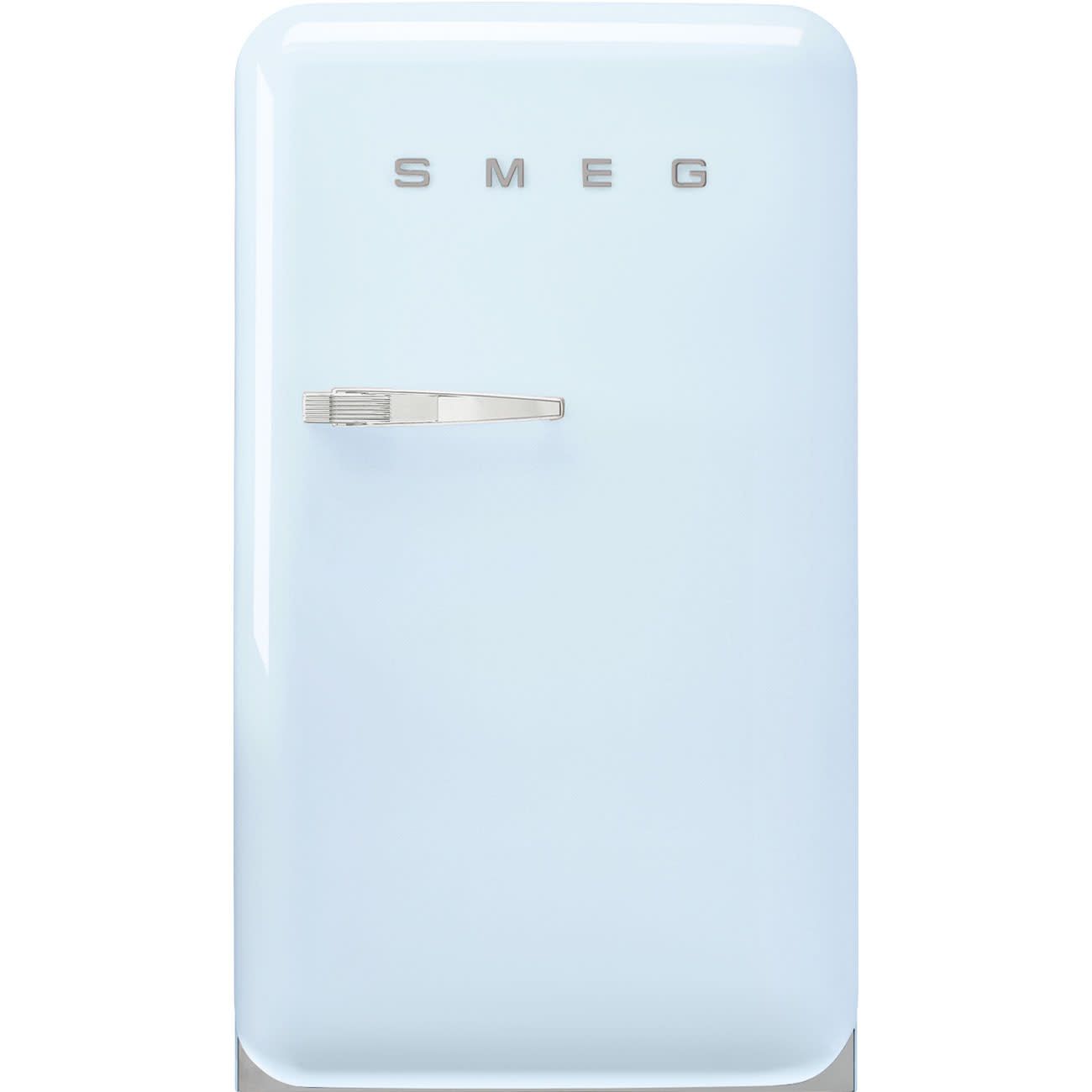 SMEG Retro Mini Fridge w /Int FZ | Pastel Blue | Right Hinge | FAB10 | Drop Ship Only