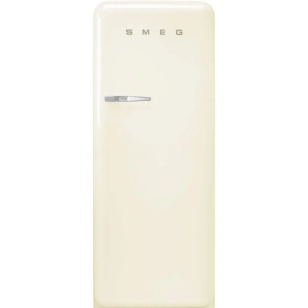 SMEG Retro Refrigerator | Cream | Right Hinge | FAB28 | Drop Ship Only
