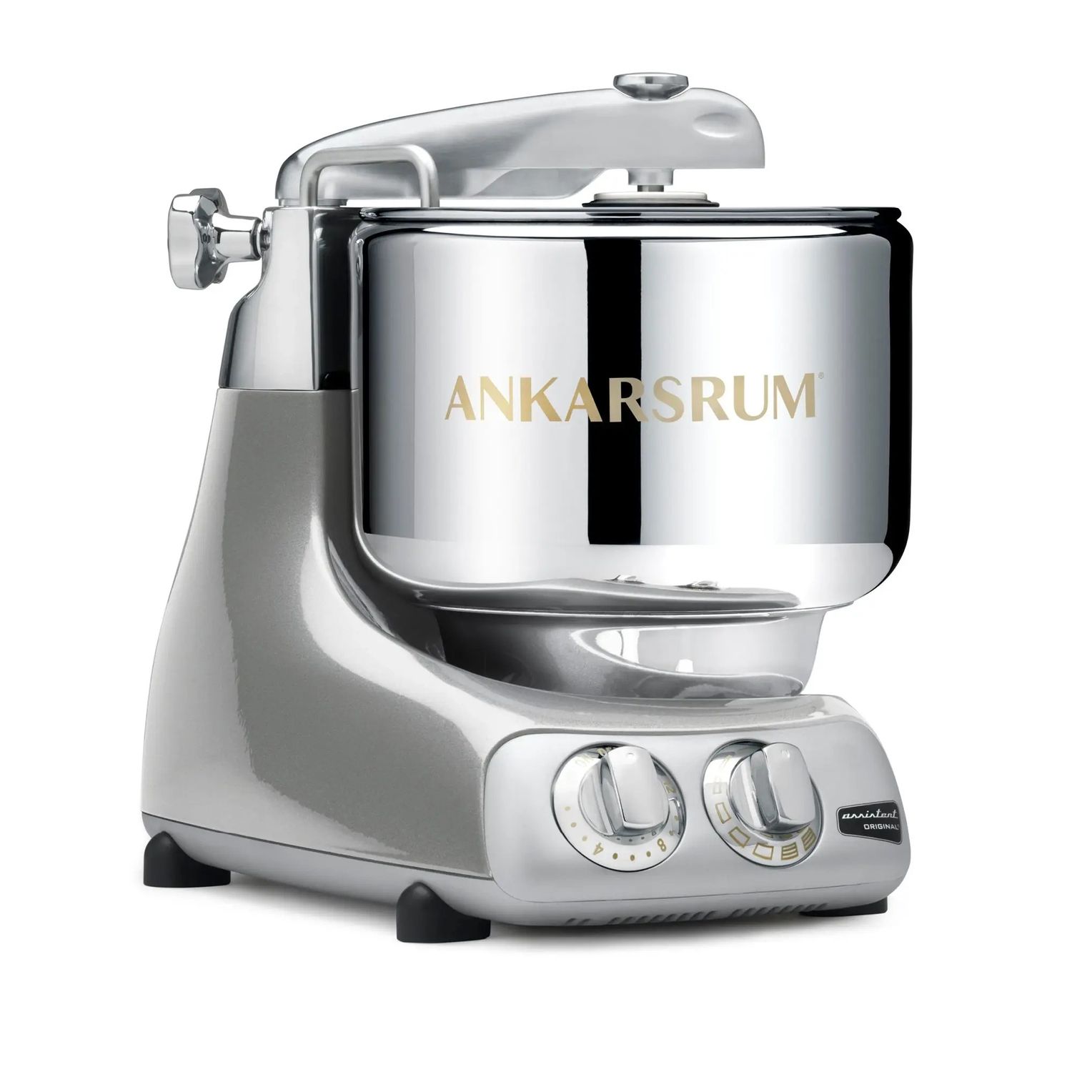 Ankarsrum Original Kitchen Machine Basic Package - Jubilee Silver Metallic Gloss - DROP SHIP ONLY