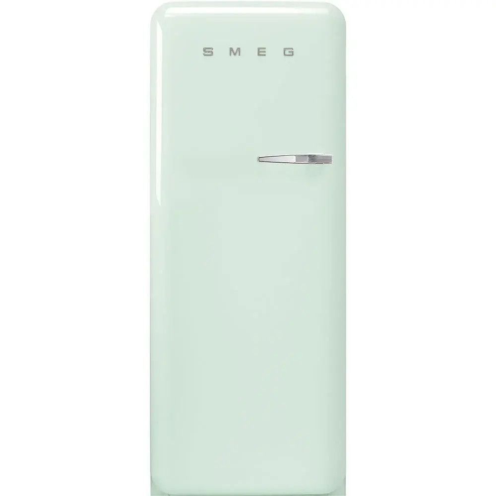 SMEG Retro Refrigerator | Pastel Green | Left Hinge | FAB28 | Drop Ship Only