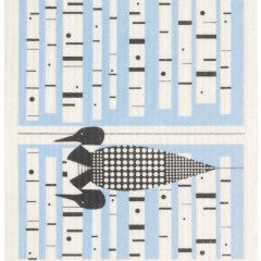 Swedish Dishcloth, Loon, blue, All Year | Cose Nuove