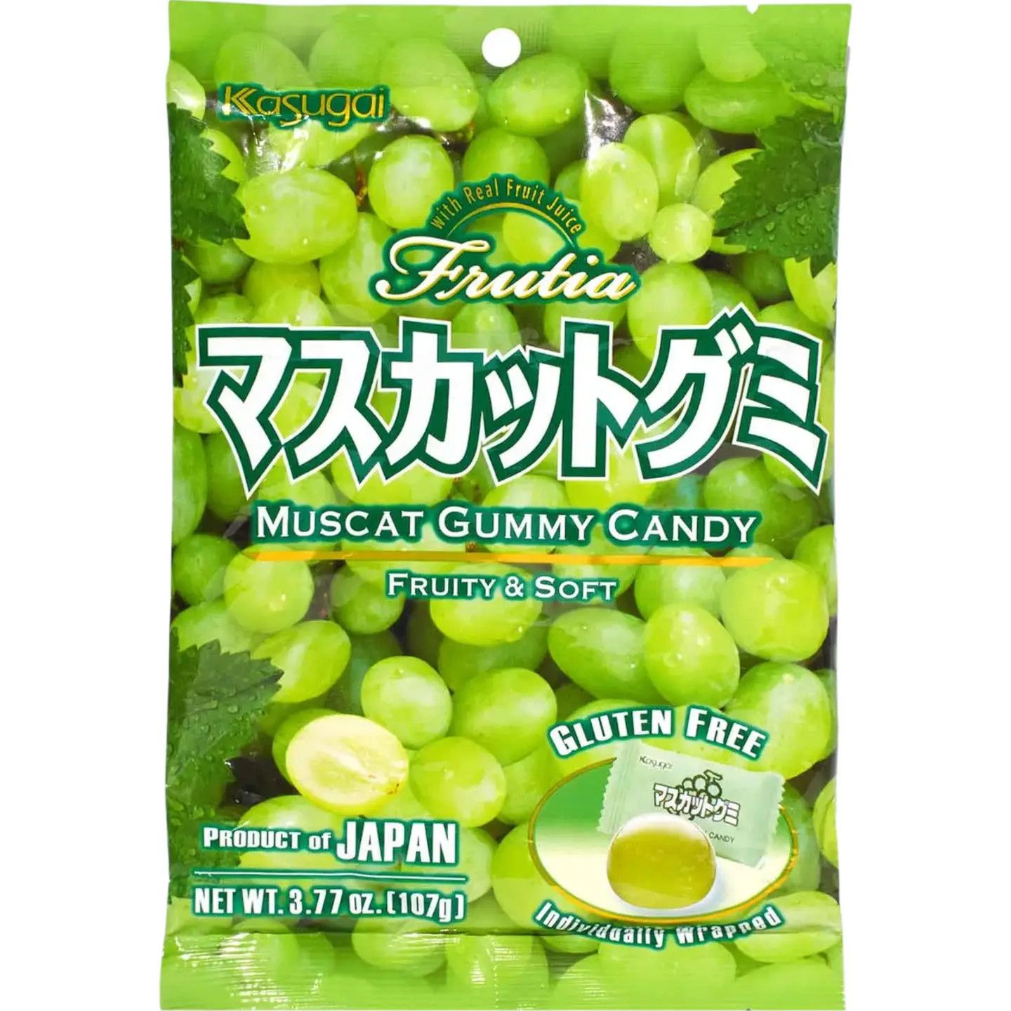Kasugai Muscat White Grape Gummy Candy