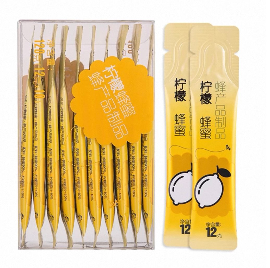 Lemon honey in a spoon 12g -single