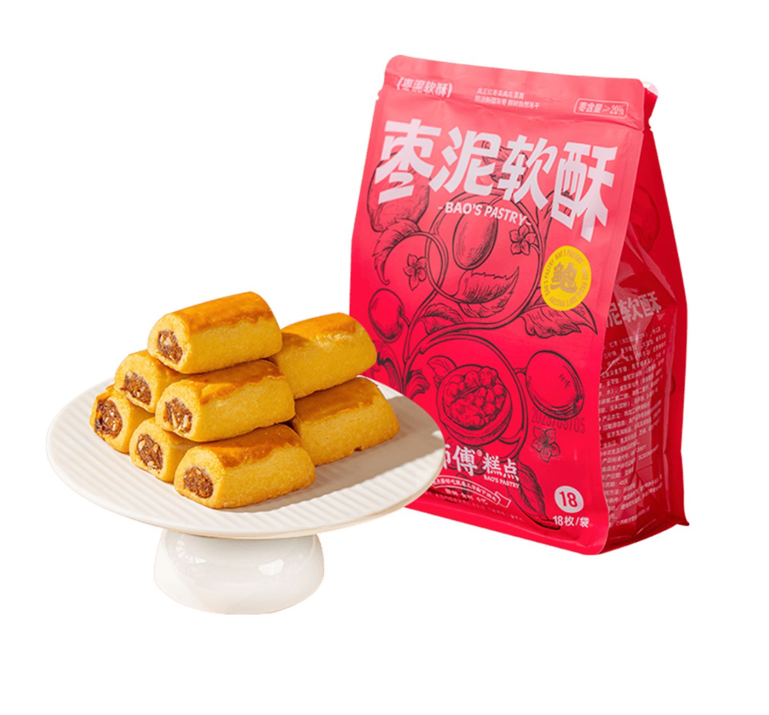 Chinese Traditional Soft Jujube Pastry 12.70 oz (Yami Exclusive)