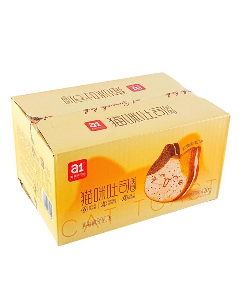 Cat Toast Bread, Hokkaido Milk Flavor, 360 g