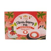 Double Fillings Mochi – Strawberry Milk, 6.35 oz