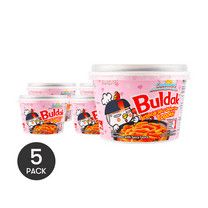 Korean Buldak Carbonara Topokki – Spicy Chicken &amp; Cheese Flavor, 6.13 oz