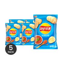 Italian Red Meat Potato Chips, 2.46 oz × 5 Packs