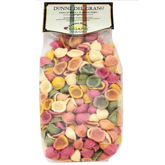 Organic Little Ears(Orecchiette) Colored Pasta-17.6oz(500gm)
