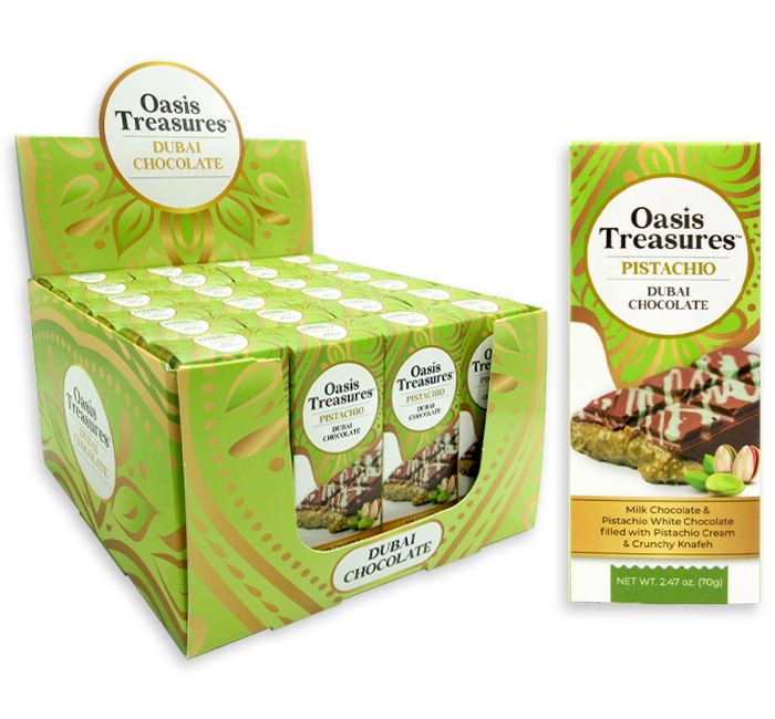 DUBAI CHOCOLATE - PISTACHIO BY OASIS TREASURES