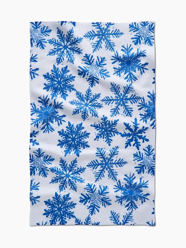 Snowy Days Blue | Geometry