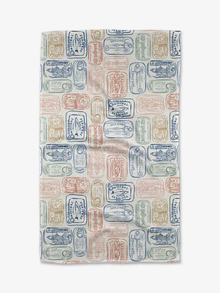 Tinned Sardines Tea Towel | Geometry
