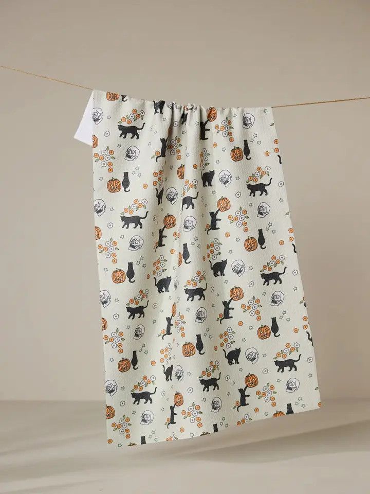 Spooky Parade Tea Towel | Geometry