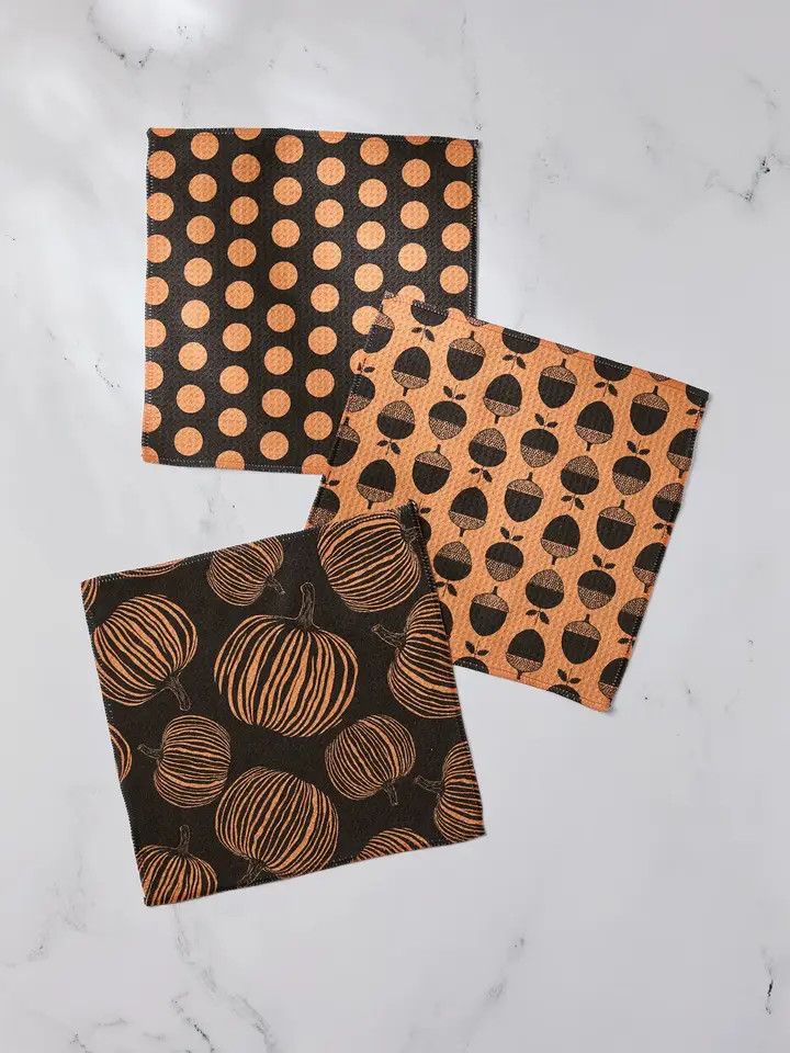 Autumn Noir Dishcloth Set | Geometry