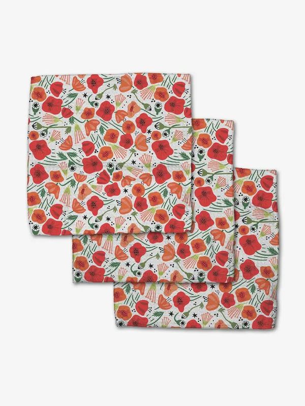 Poppy Power Dishcloth Set | Geometry