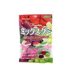 Kasugai Gummy Assorted Flavor Peg Bag 3.59oz