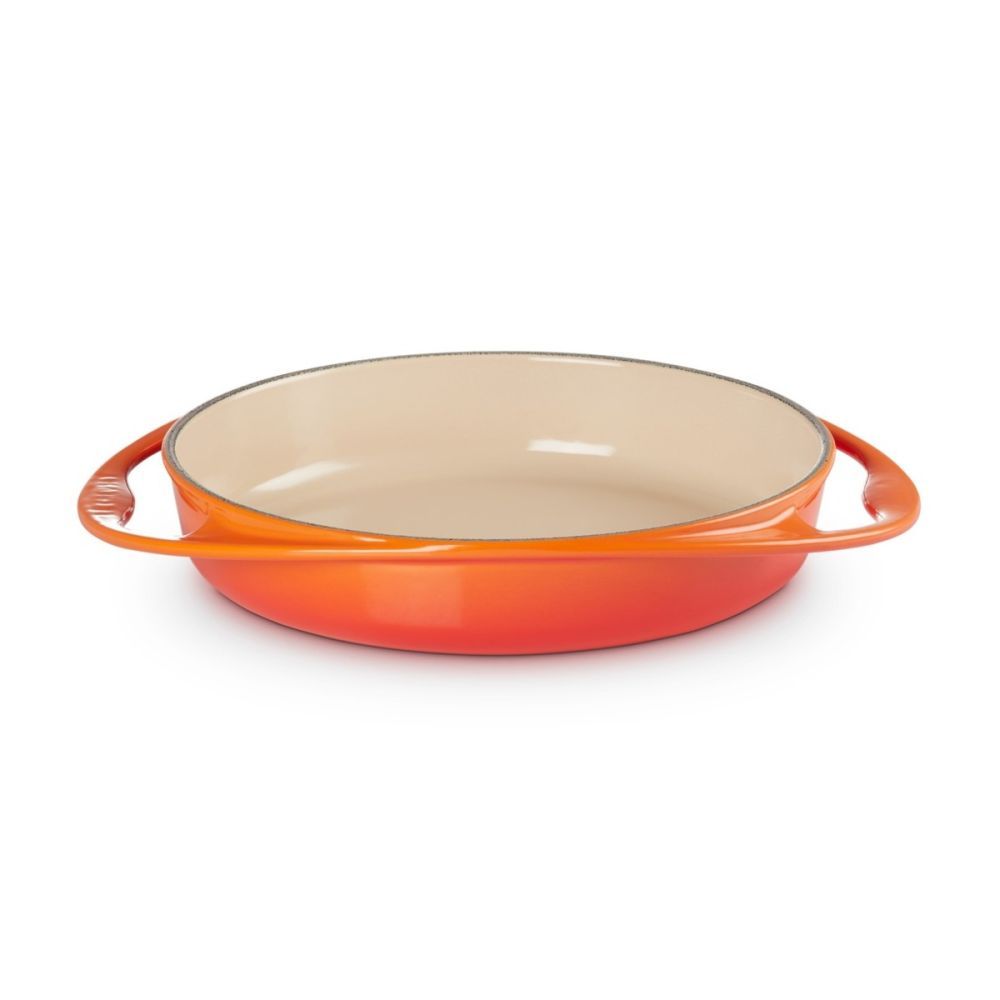 Heritage Tarte Tatin Dish - Flame, 2 qt. (9.75&quot; diameter) | Le Creuset