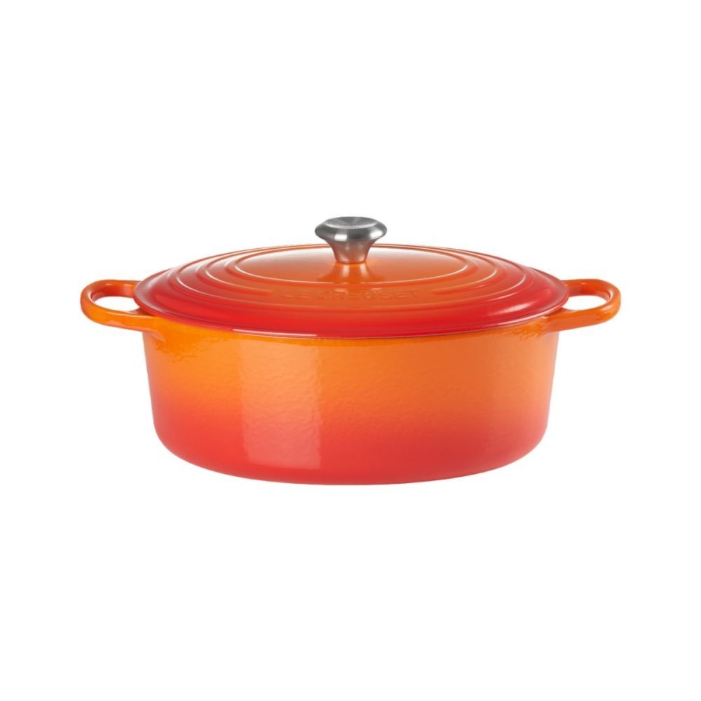 Signature Oval Dutch Oven - Flame, 8 qt. | Le Creuset