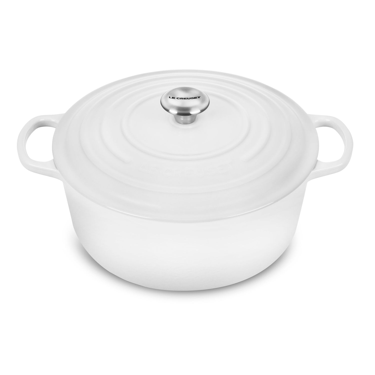 Signature Round Dutch Oven - White, 9 qt. | Le Creuset