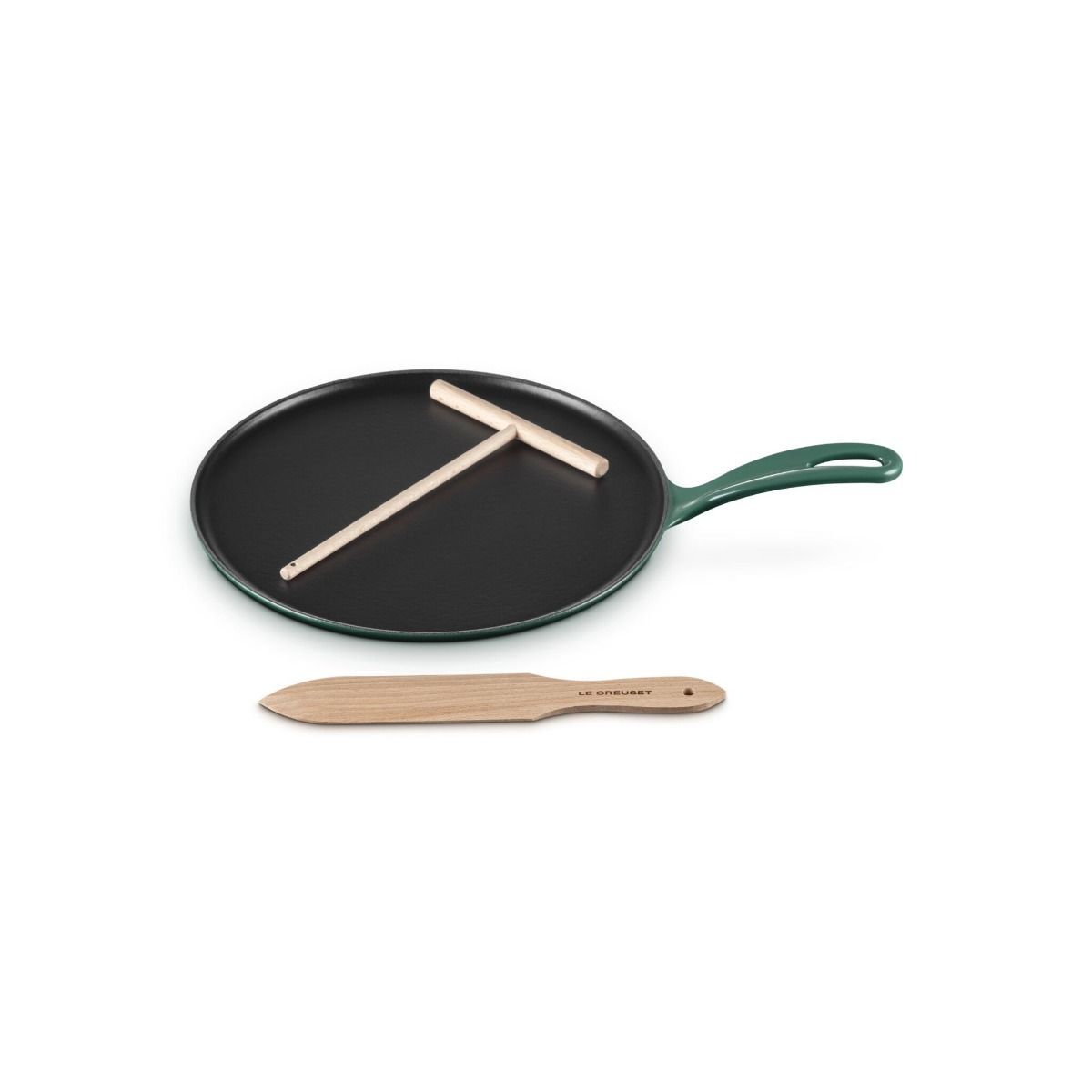 Traditional Round Crepe Pan - Artichaut, 10.25&quot; | Le Creuset