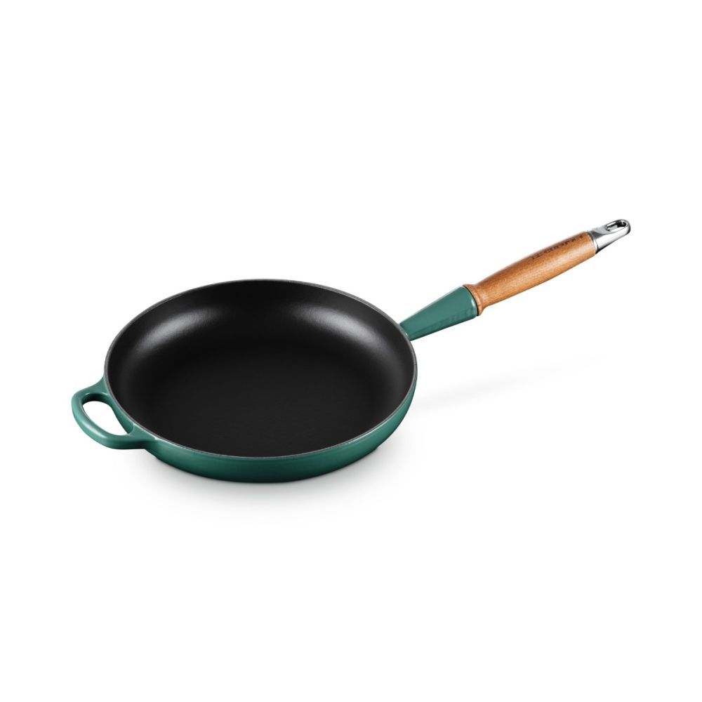 Signature Round Fry Pan 10.25 In Wood Handle Artichaut, 10.25 in | Le Creuset