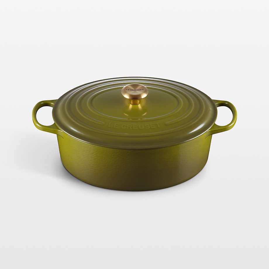 Signature Oval Dutch Oven - Olive, 8 qt. | Le Creuset
