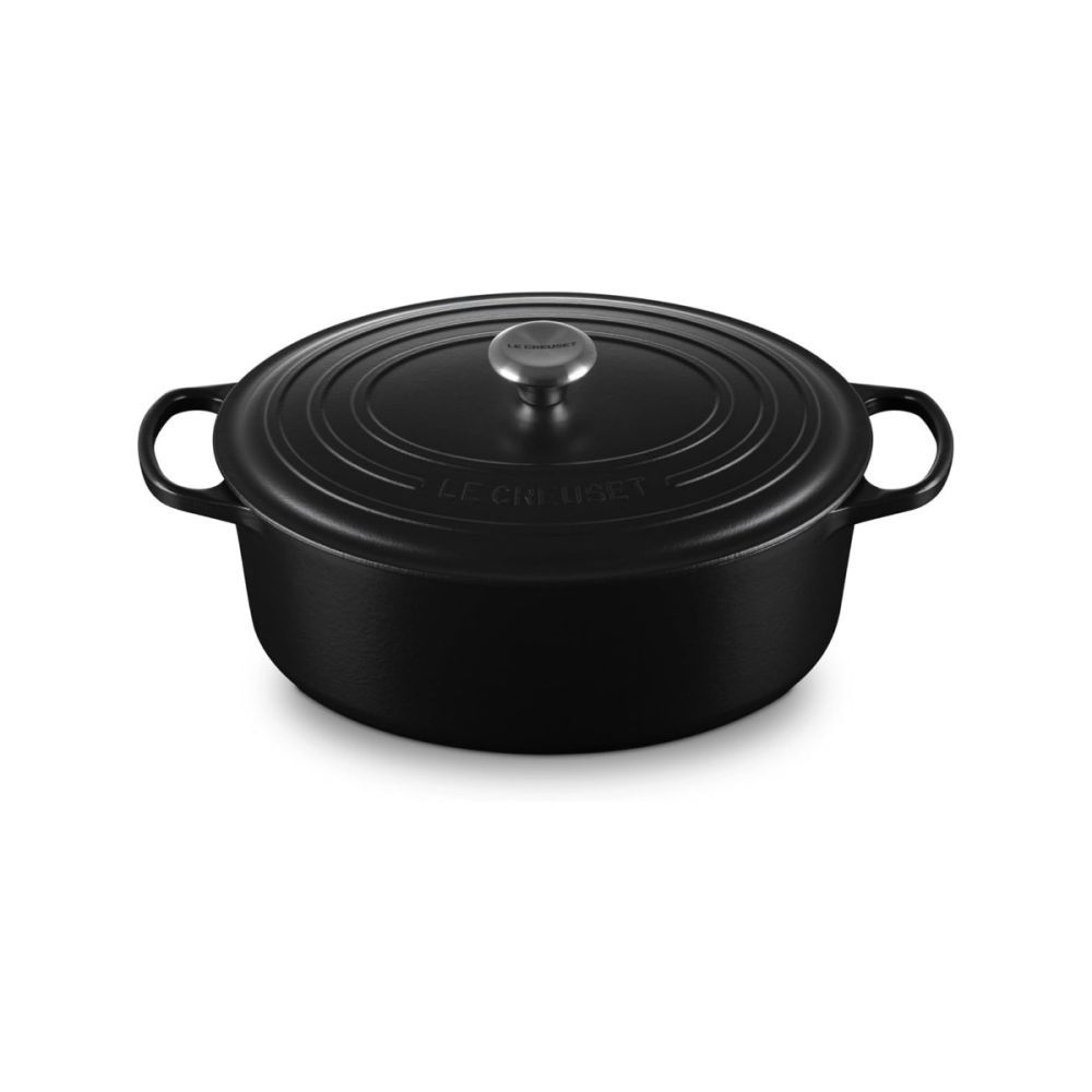 Signature Oval Dutch Oven - Licorice, 8 qt. | Le Creuset