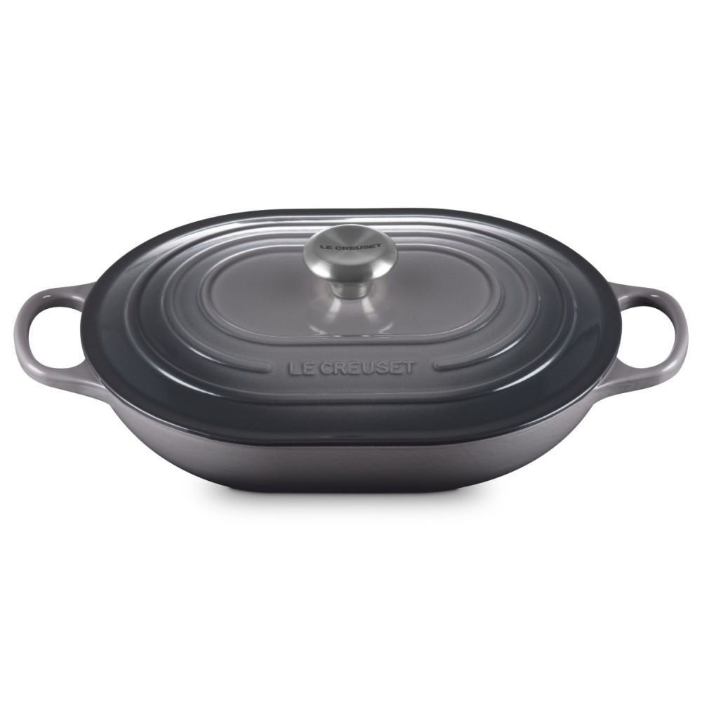 Signature Oval Casserole, Oyster, 3.75 qt. | Le Creuset