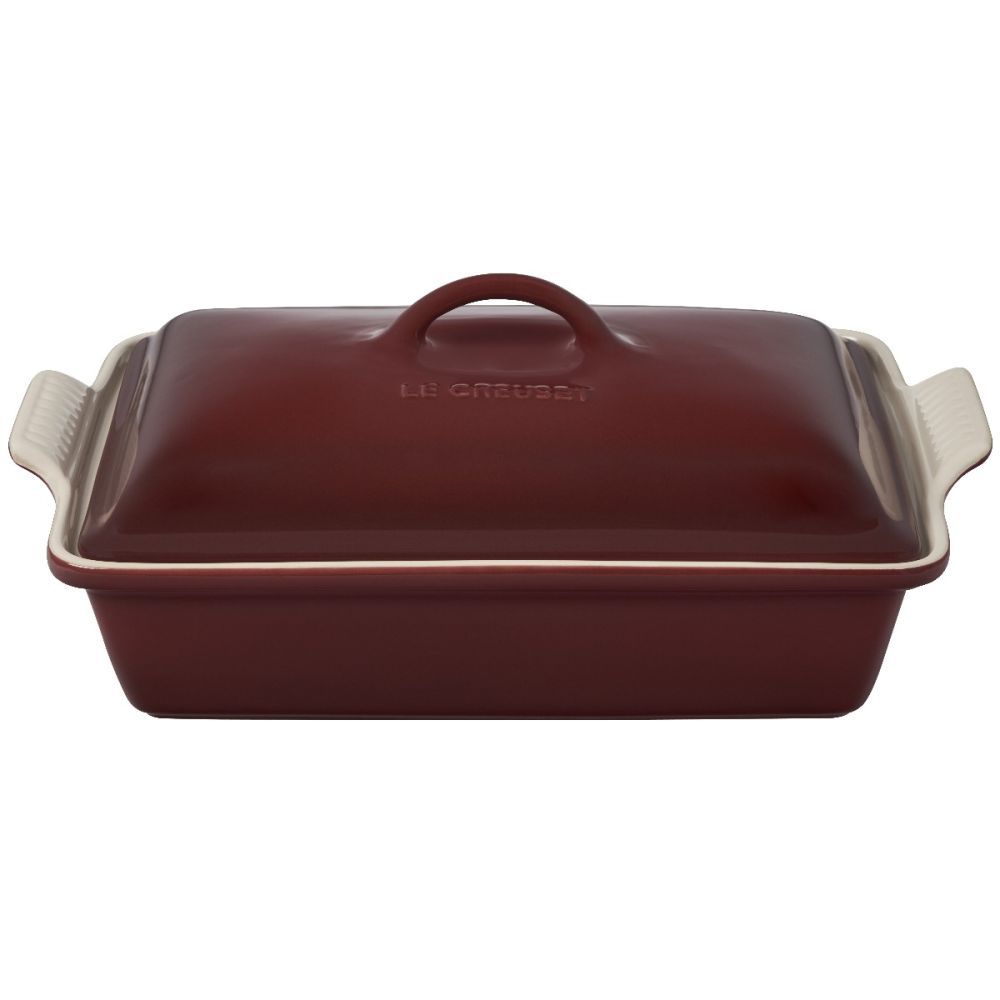 Heritage Covered Rectangular Casserole - Rhone, 4 qt. (12&quot; x 9&quot;) | Le Creuset