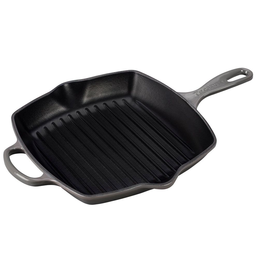 10.25&quot; Signature Square Skillet Grill - Oyster | Le Creuset