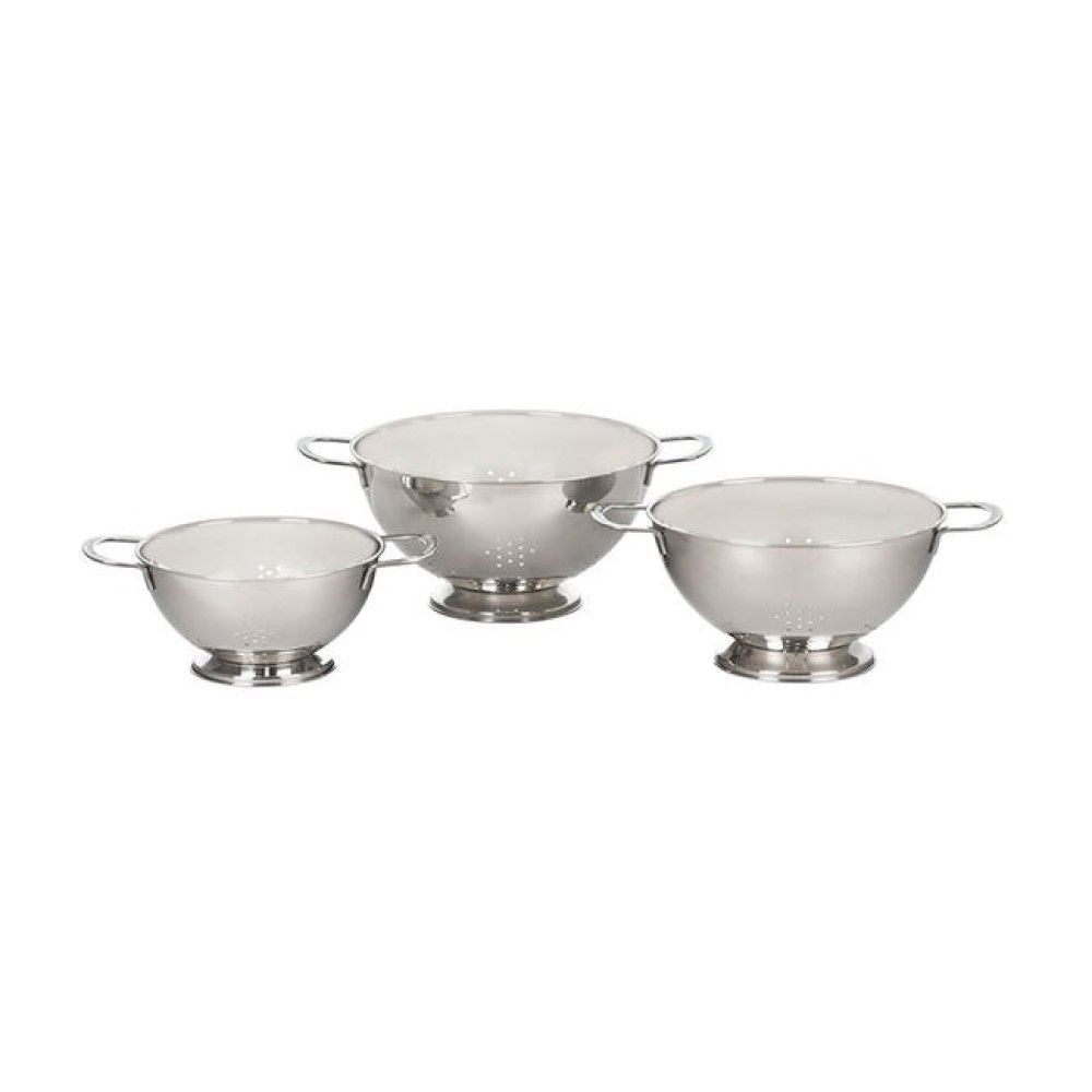 Set of 3 Stackable Colanders, 1.5 qt., 3 qt., &amp; 3.8 qt. | Le Creuset