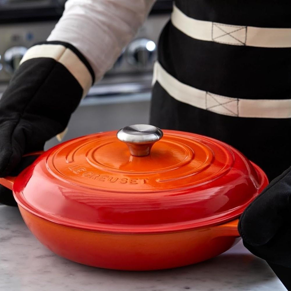 Signature Braiser - Flame, 5 qt. | Le Creuset