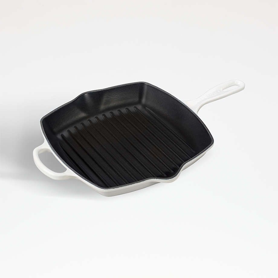 10.25&quot; Signature Square Skillet Grill - White | Le Creuset