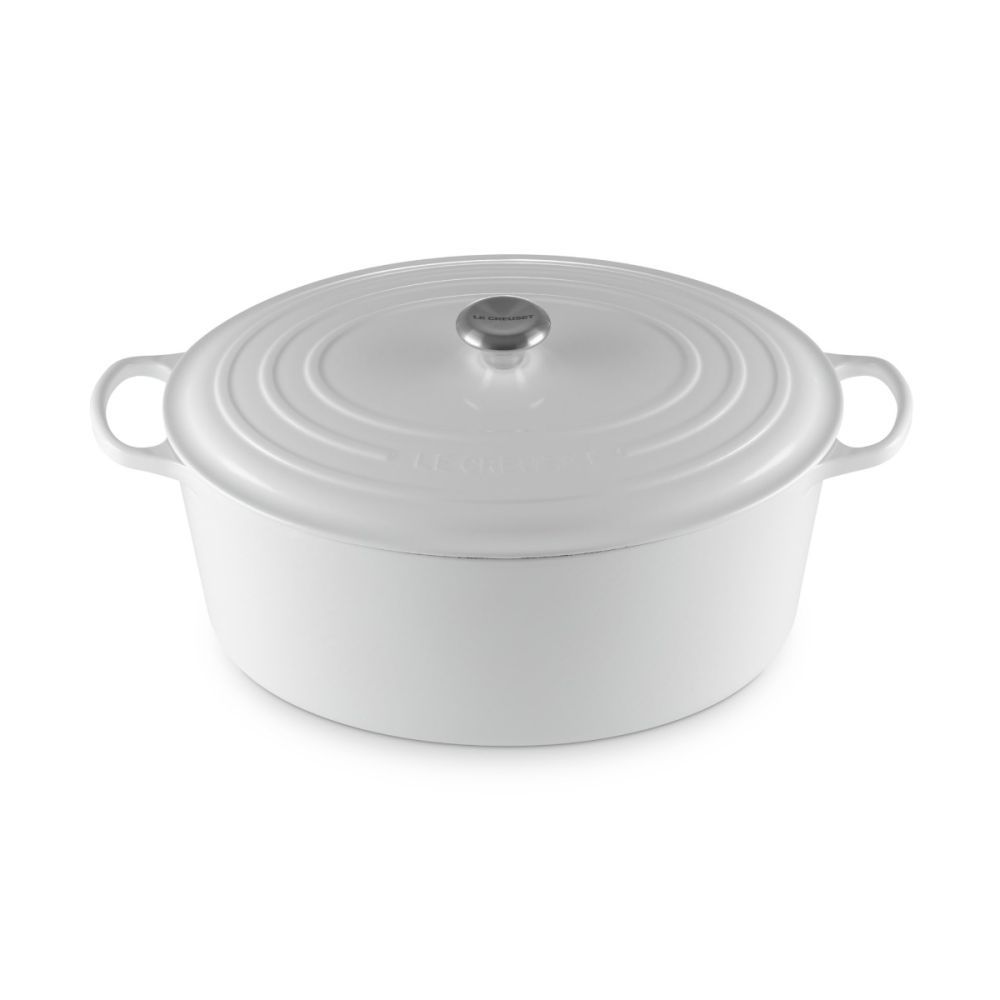 Signature Oval Dutch Oven - White, 15.5 qt. | Le Creuset