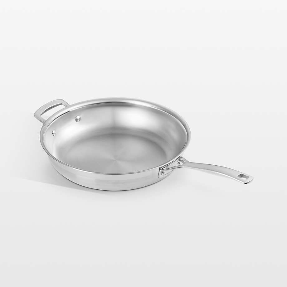 Classic Stainless Steel Fry Pan, 12&quot; | Le Creuset