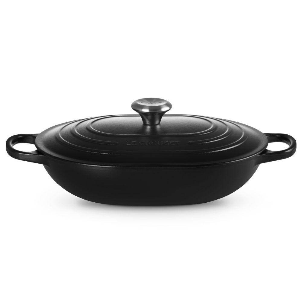 Signature Oval Casserole, Licorice, 3.75 qt. | Le Creuset