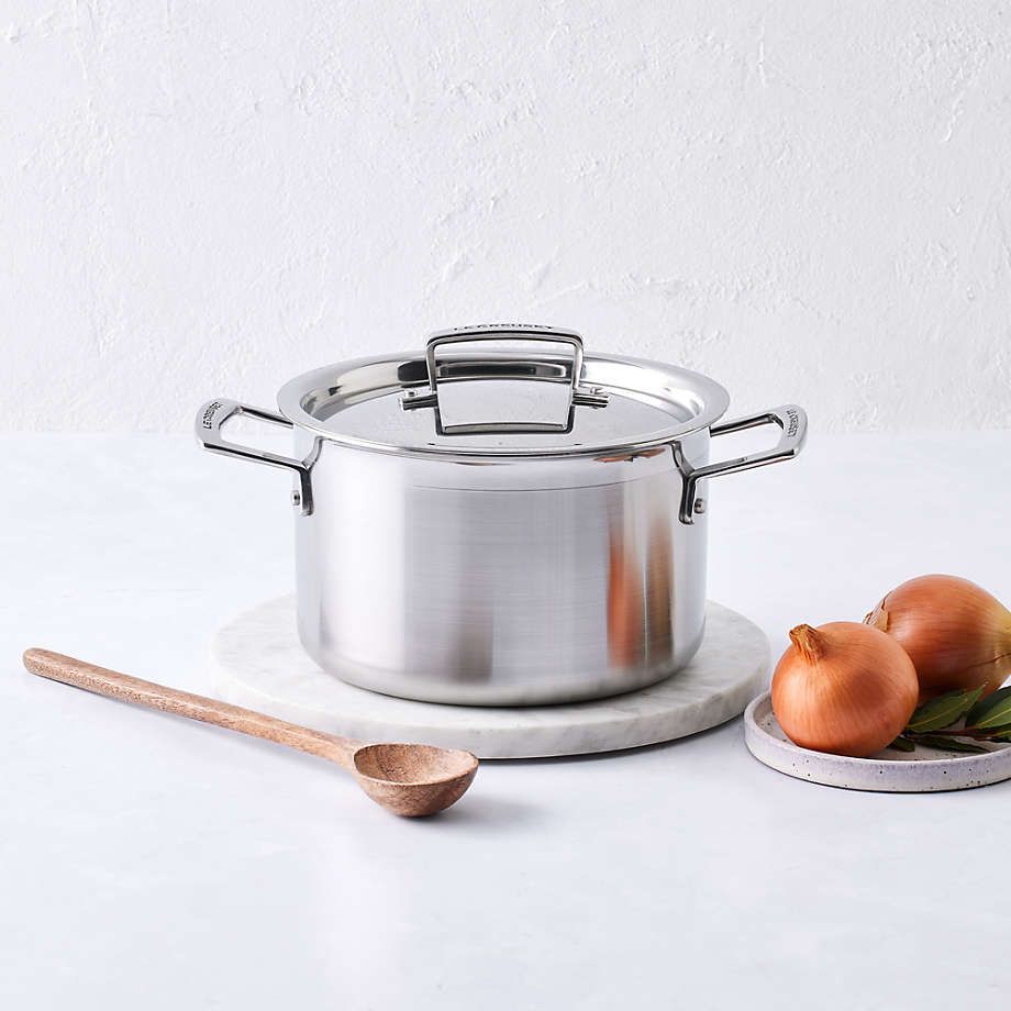 Classic Stainless Steel Stockpot, 6.25 qt. | Le Creuset