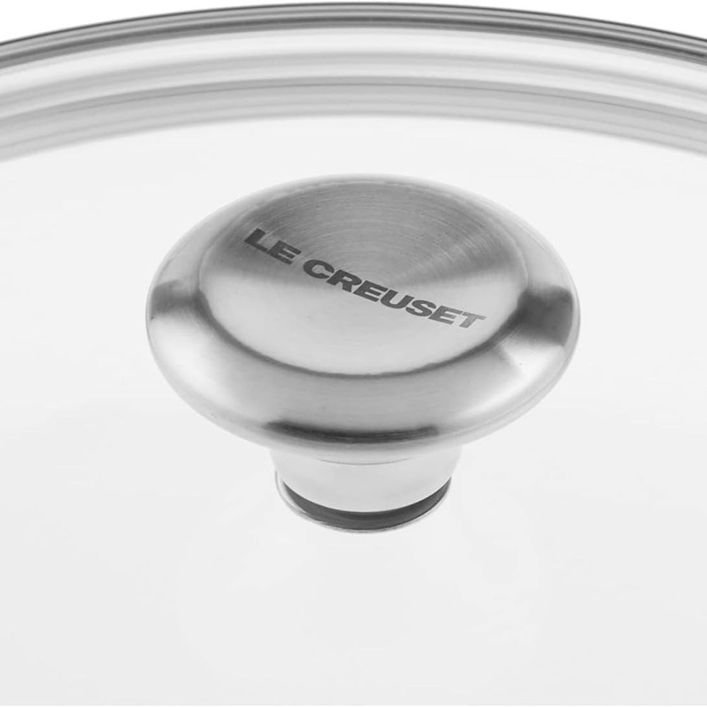 11&quot; Glass Lid with Stainless Steel Knob (fits TNS &amp; SS) | Le Creuset